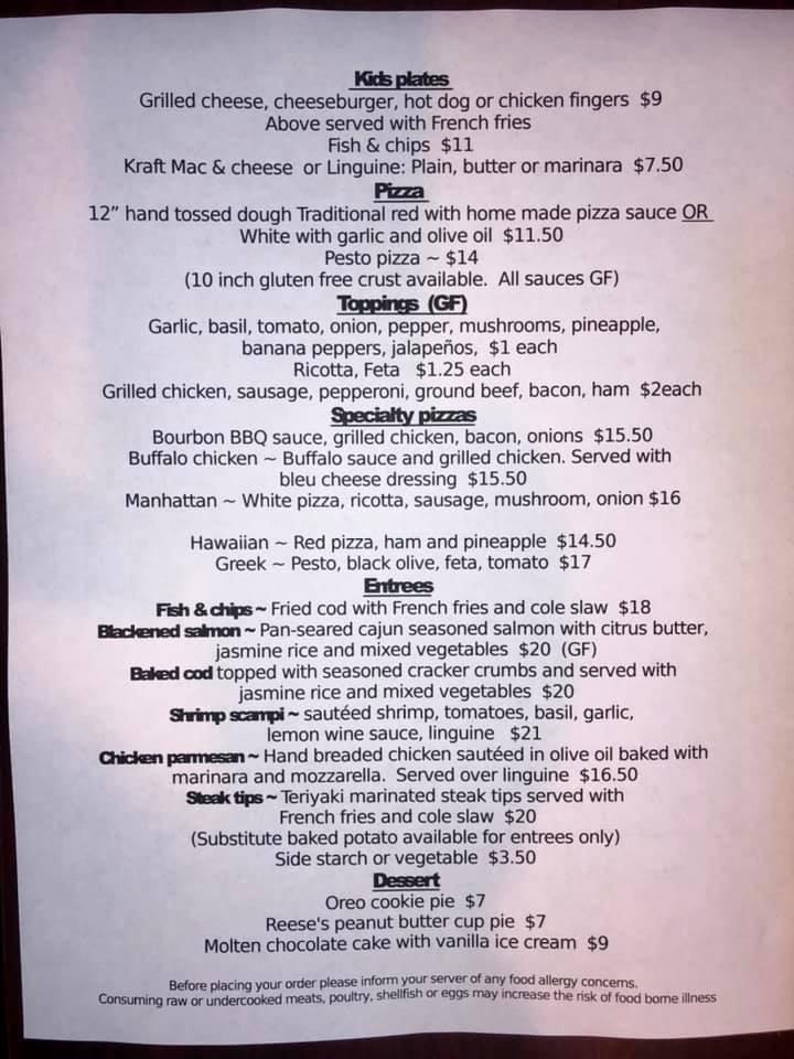 Menu at Lost Dog Pub Orleans, Orleans, 63 MA-6A