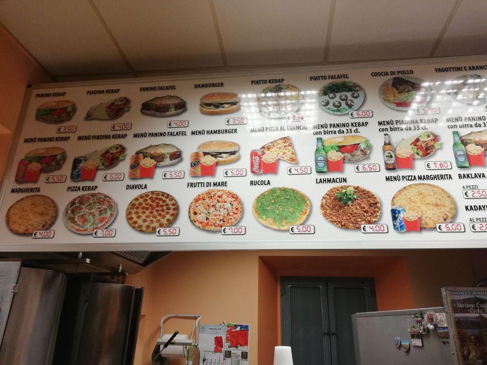 Menu Da Turkish Kebap Pizzeria Lecco