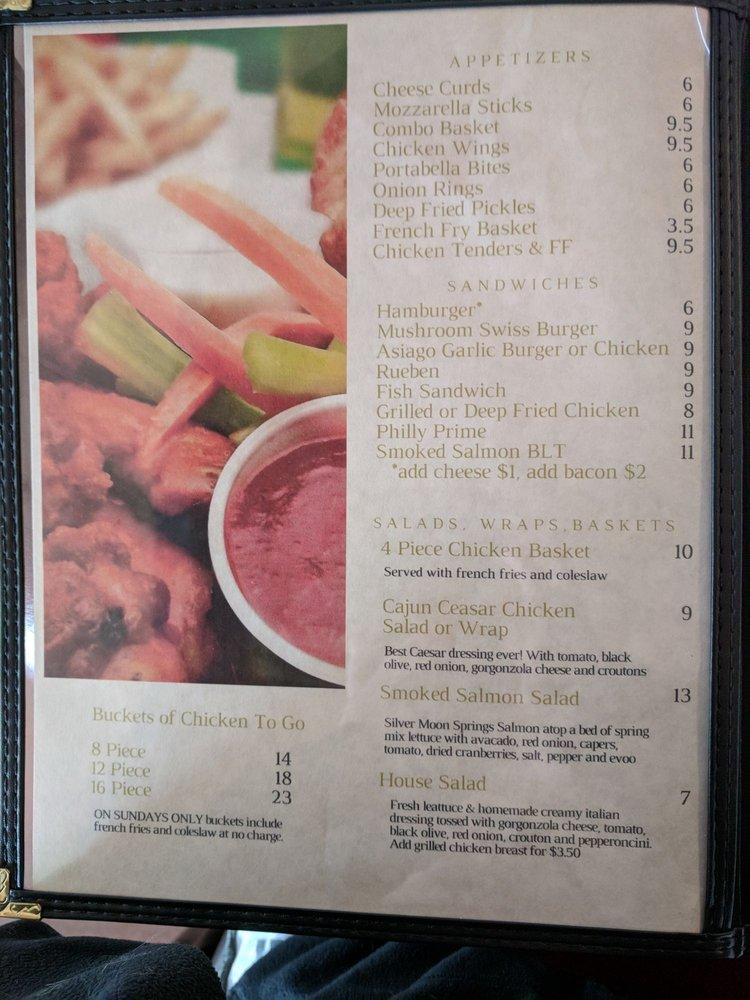 Menu at Crab n Jack's pub & bar, USA