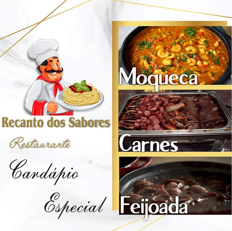recanto dos sabores cardápio