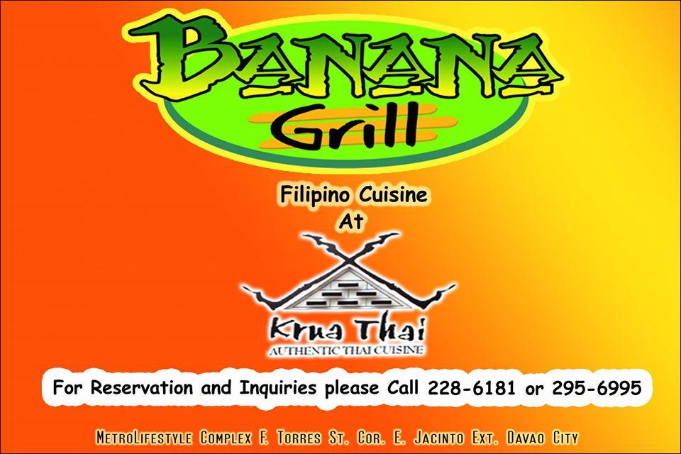 Banana Grill Filipino Cuisine, Davao City