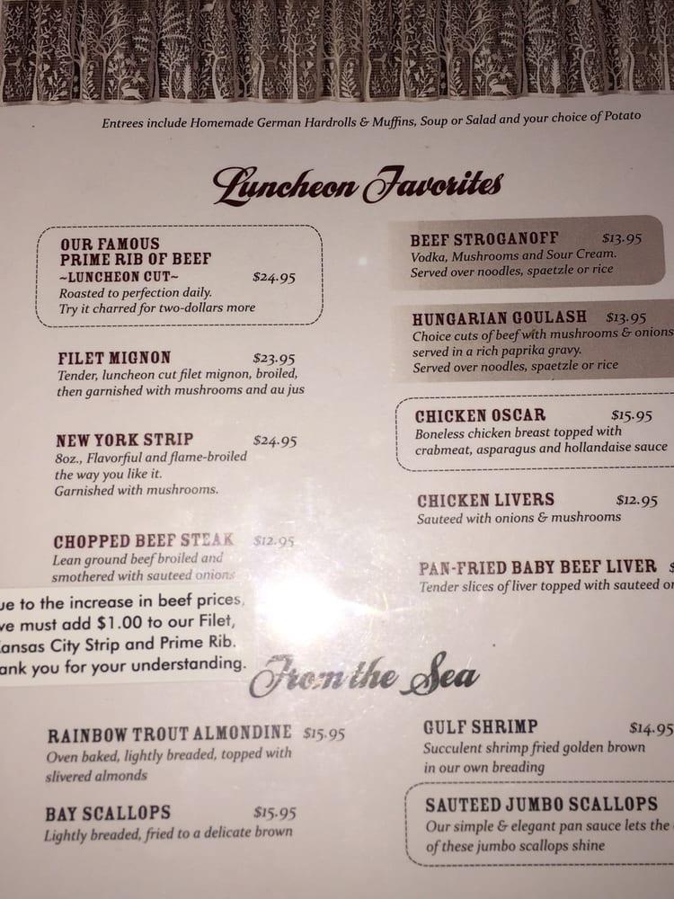 Menu At House Of Gerhard Restaurant Kenosha   R5ed House Of Gerhard Menu 2022 10 