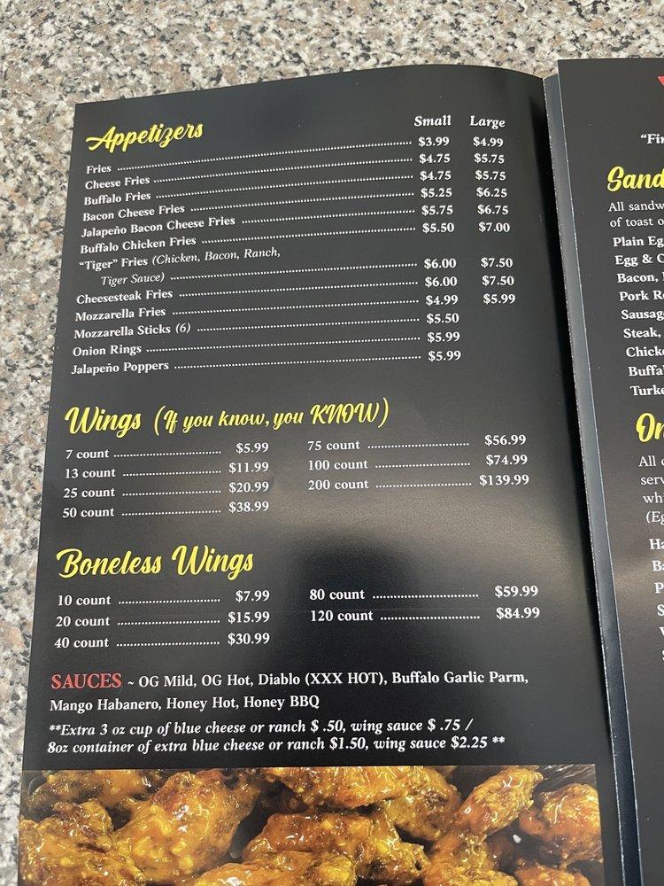 Menu at Cockadoodle Dans restaurant, Palmyra