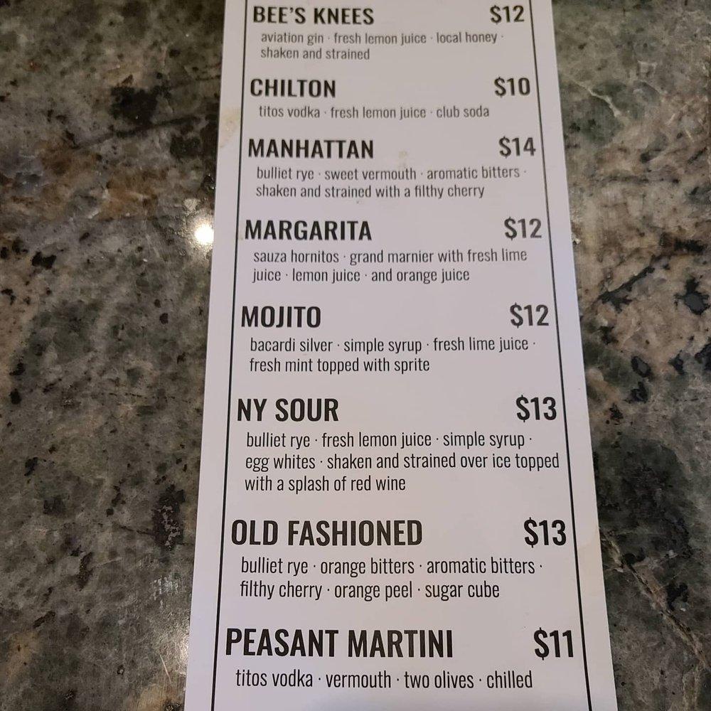 Menu at Peasant Village Restaurant, San Angelo