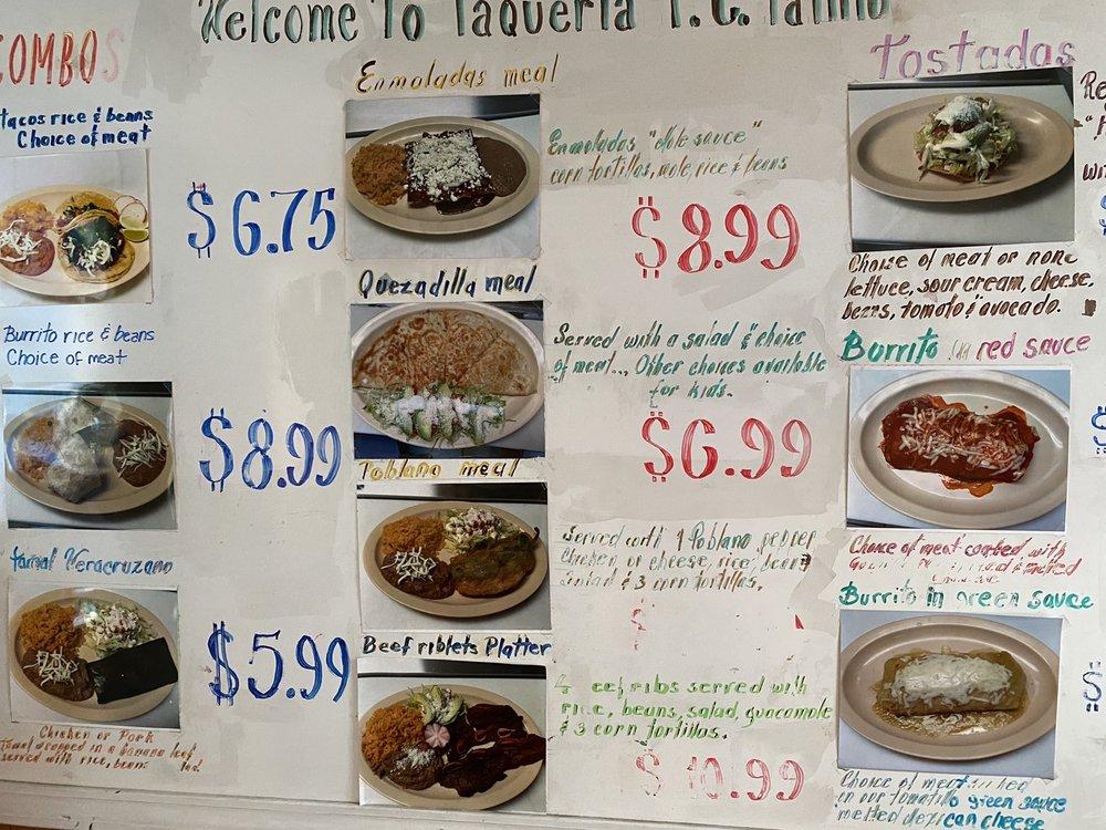 Menu at Taqueria TC Latino Dos desserts, Traverse City, N Three Mile Rd