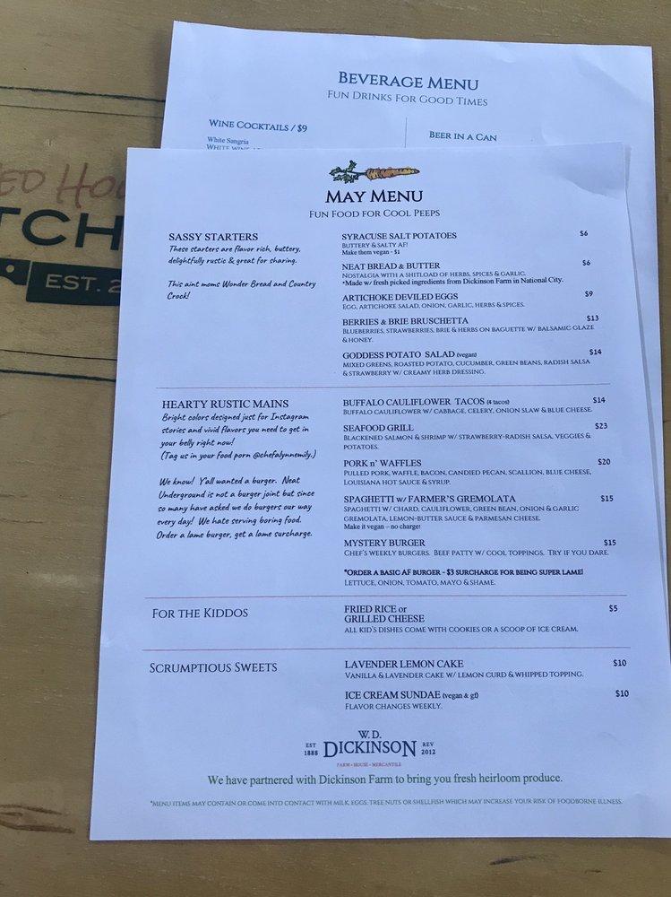 Menu at Millport restaurant, Imperial Beach