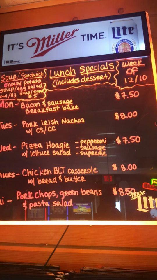 Menu at The Farmhouse restaurant, Delavan