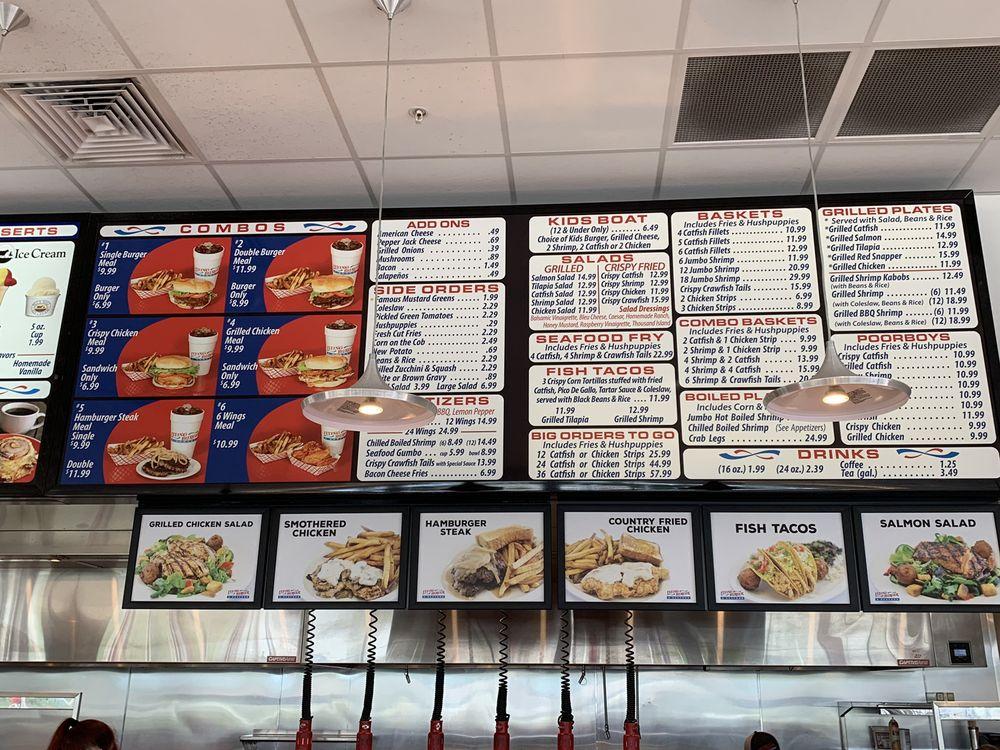 Menu at Flying Burger & Seafood restaurant, Longview