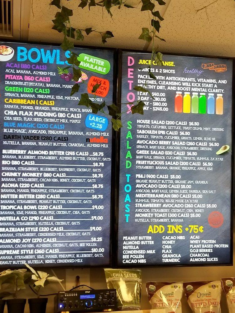 Menu at Juice Tap pub & bar, Jacksonville, Old St Augustine Rd 104