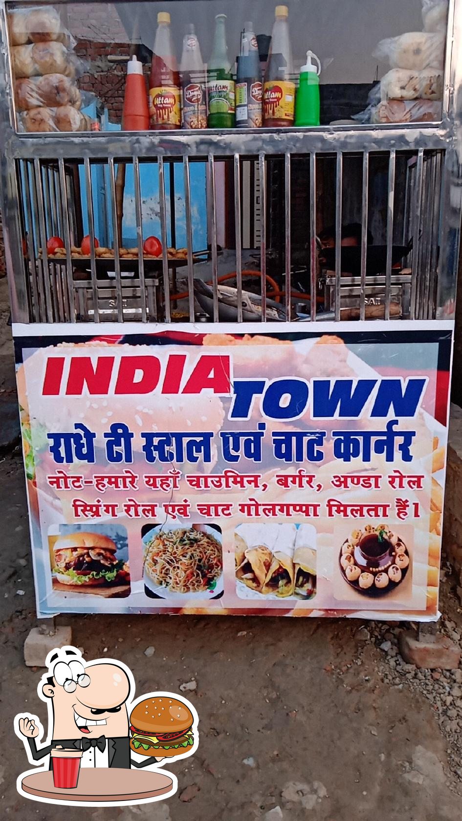 India Town fast food corner, India