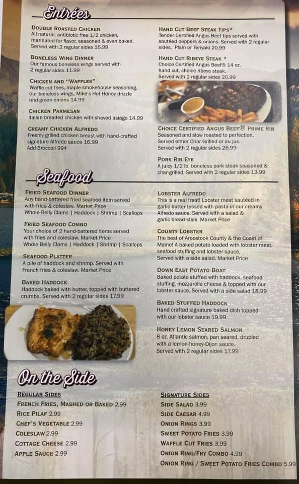 Menu at Gillmor's Restaurant, Lincoln, 236 W Broadway
