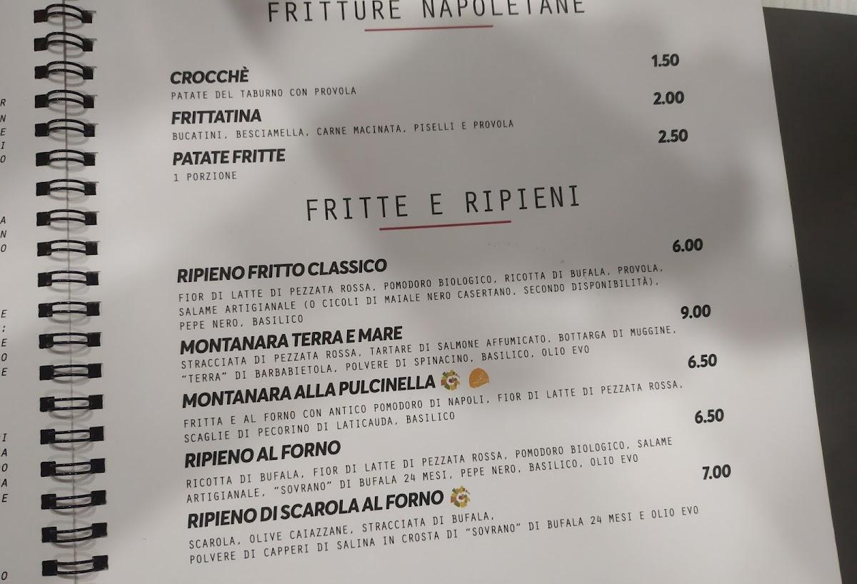 Menu da Il Segreto di Pulcinella di Giuseppe Bove Pizzeria, Montesarchio