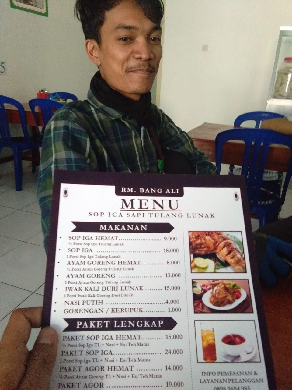 Menu At Sop Iga Sapi Tulang Lunak Restaurant Karangmoncol