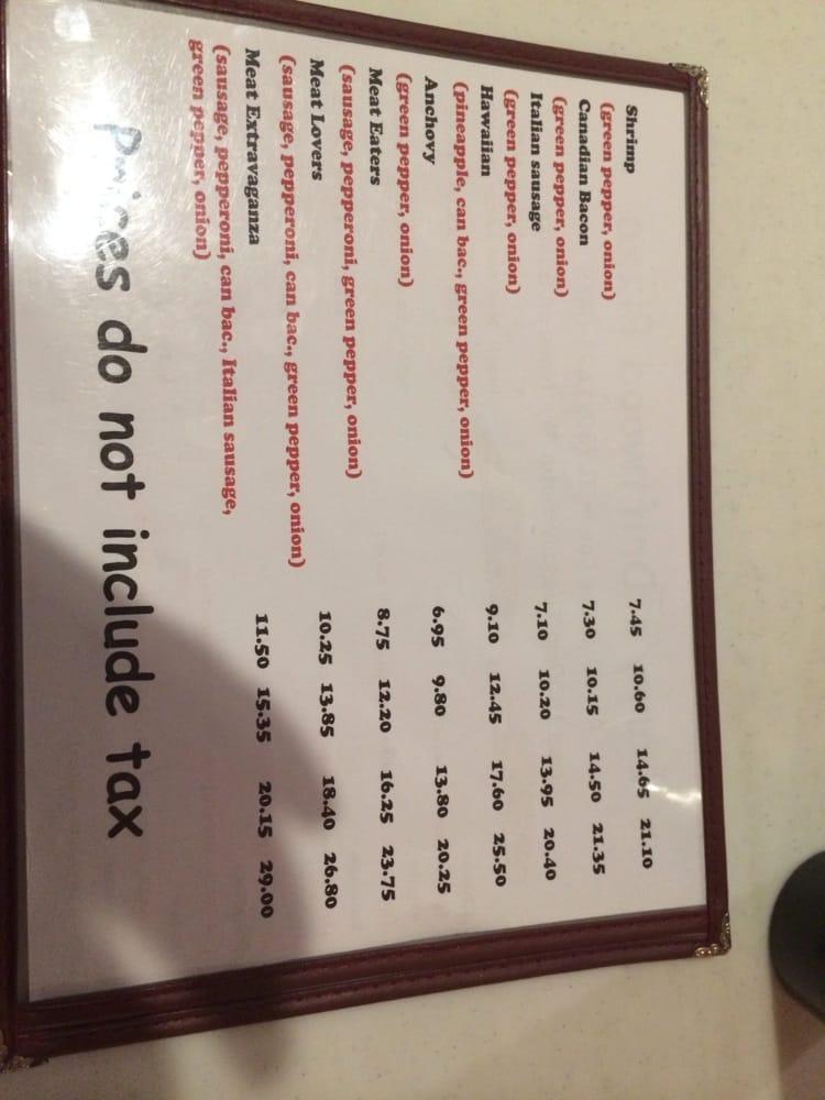 Menu at Larry's Driftwood Pizza pizzeria, Creve Coeur, 661 S Main St
