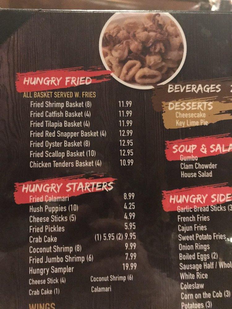 Menu at Hungry Crab Davenport restaurant, Haines City