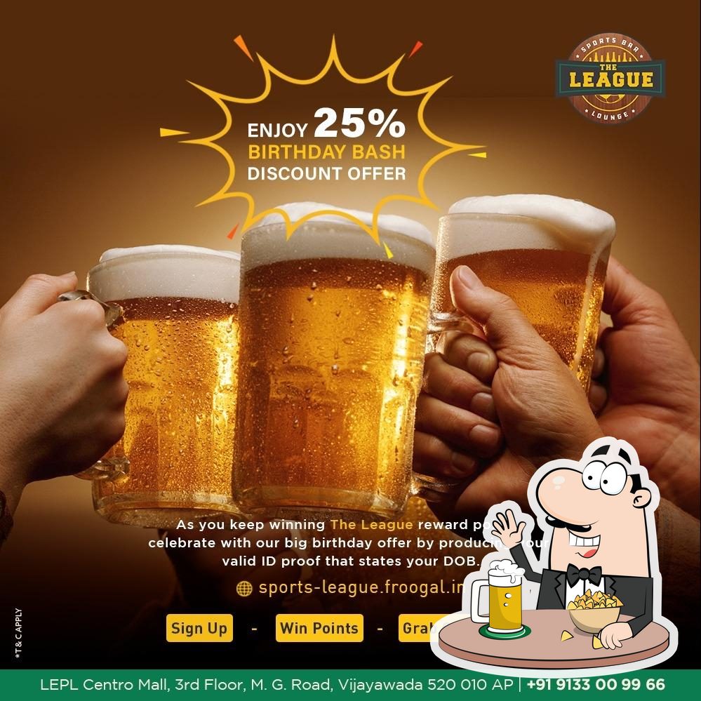 The League Sports Bar Lounge, Labbipet, Vijayawada