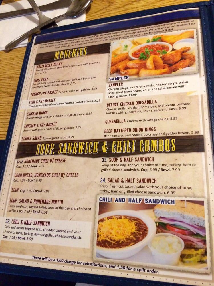 Menu at Roadhouse Restaurant, USA, CA58 a