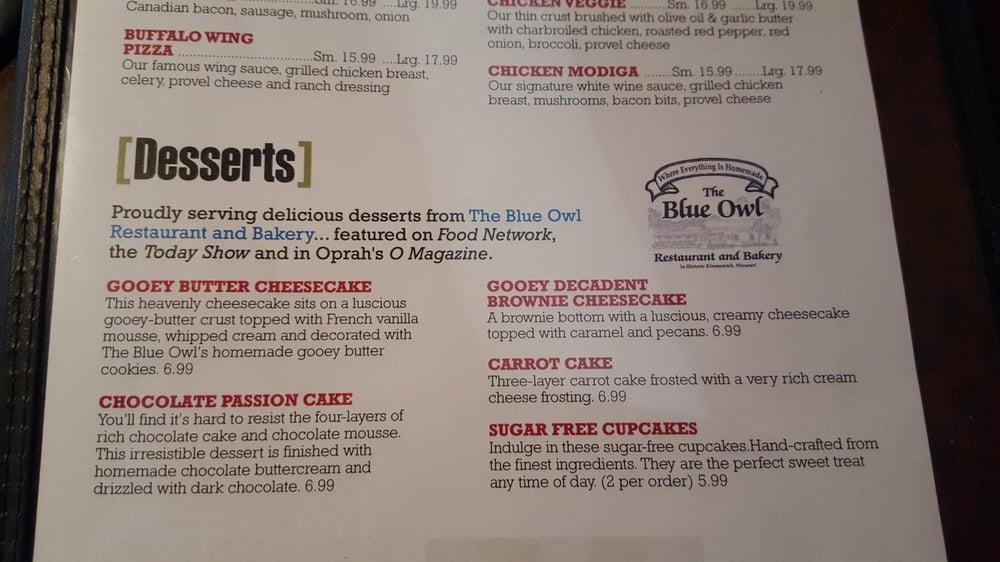 Menu at Frankie Gianino's pub & bar, Imperial