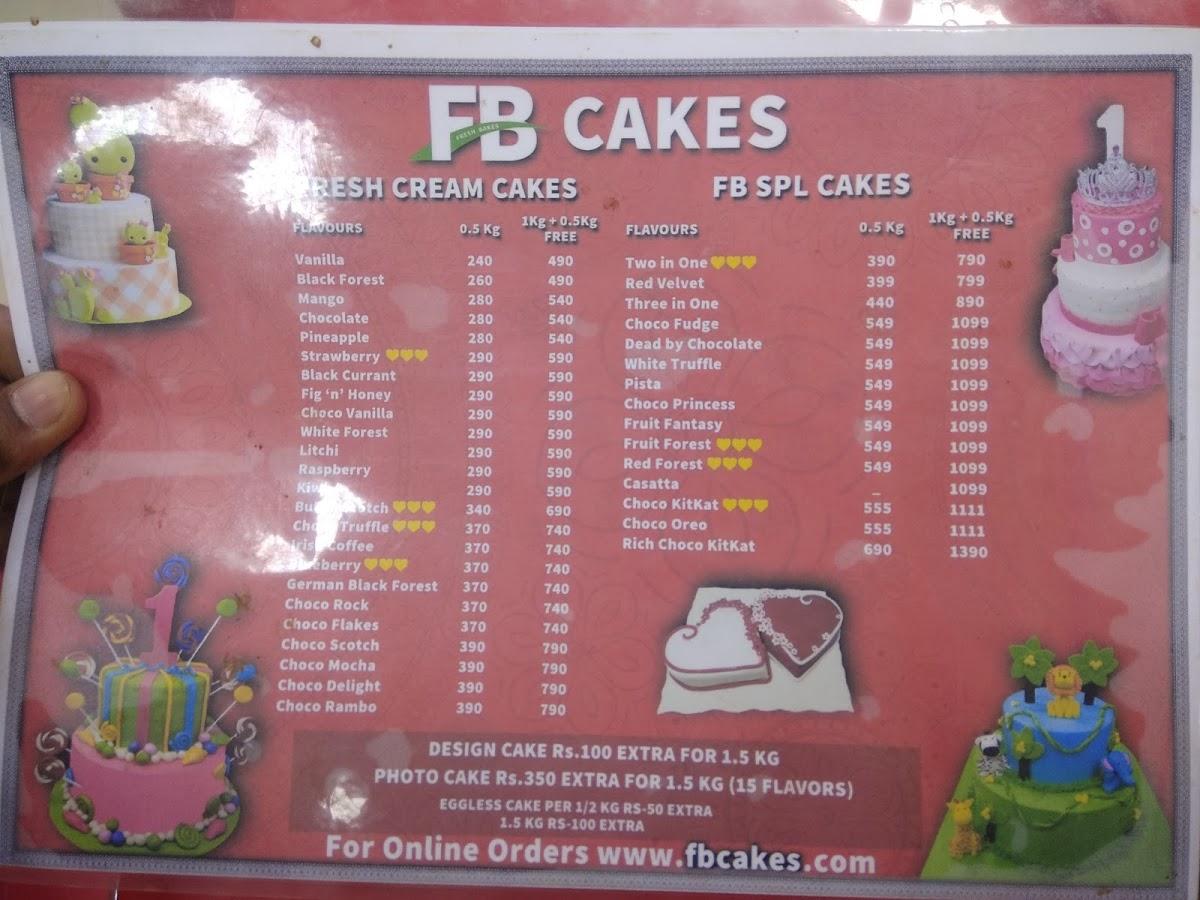 FB Cakes | Offer Now (Buy 1 kg Get 1/2 kg Free!)