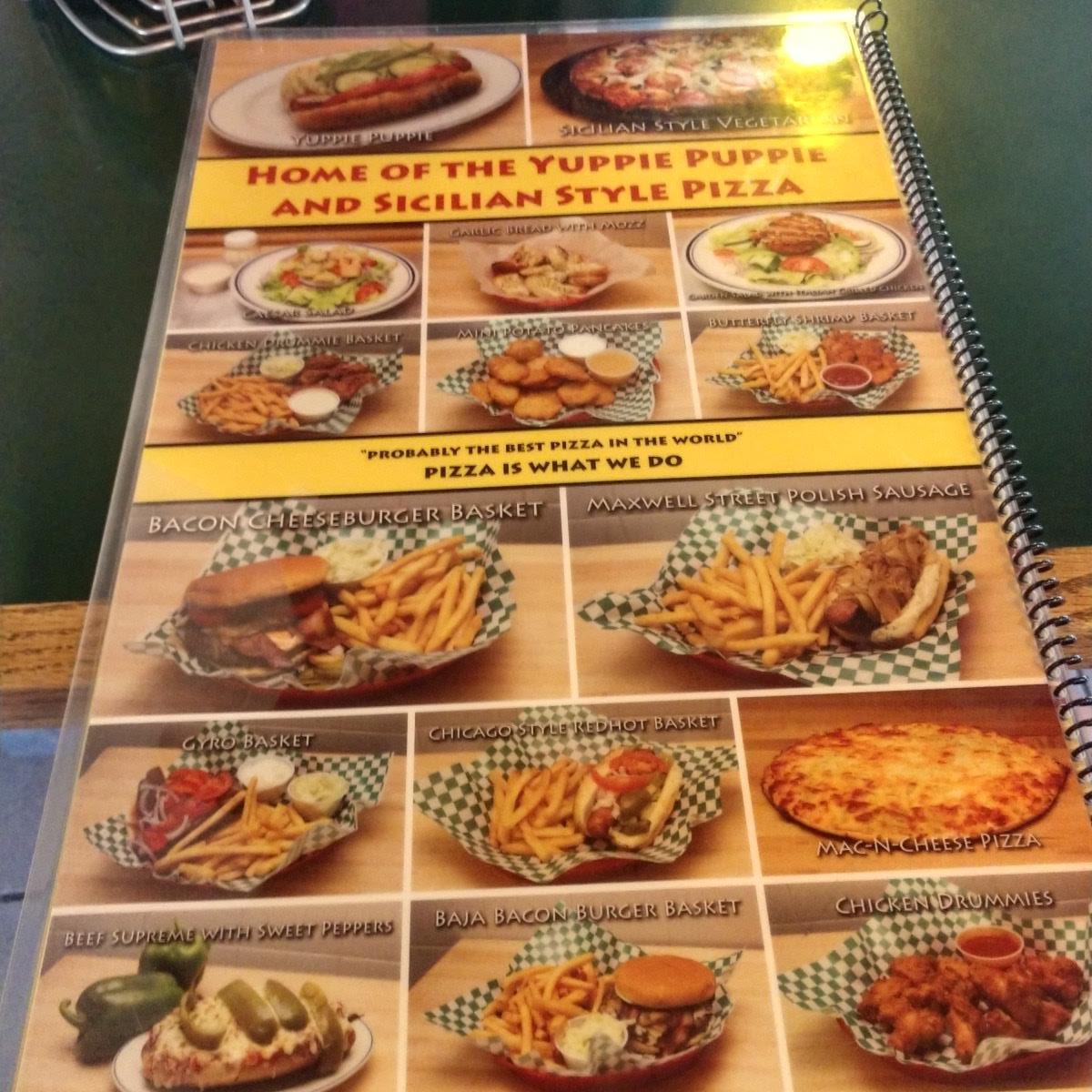 Menu at Upper Crust Pizzeria, Pell Lake