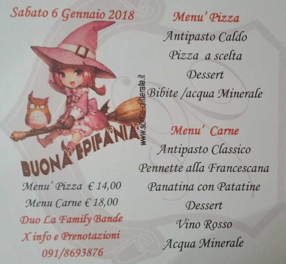 Speisekarte von Villa paradiso sas pizza, Cinisi