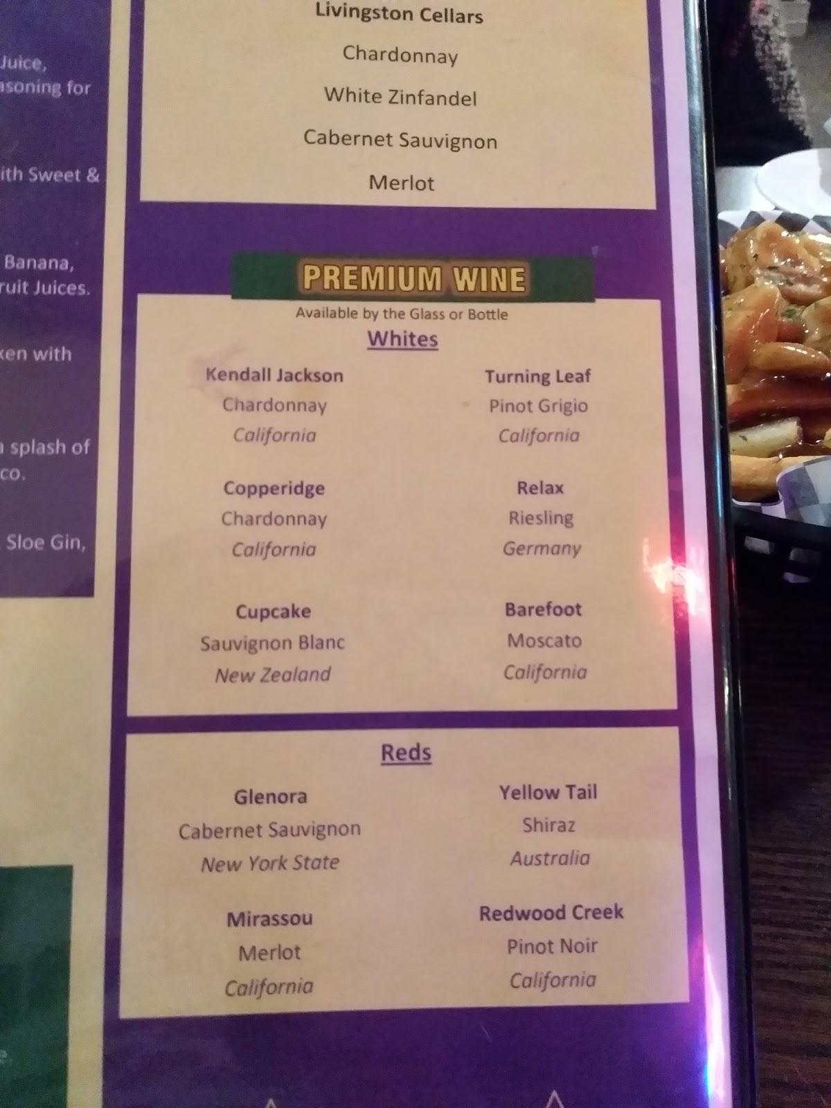 Menu at Chester's Cajun Grill restaurant, Cheektowaga