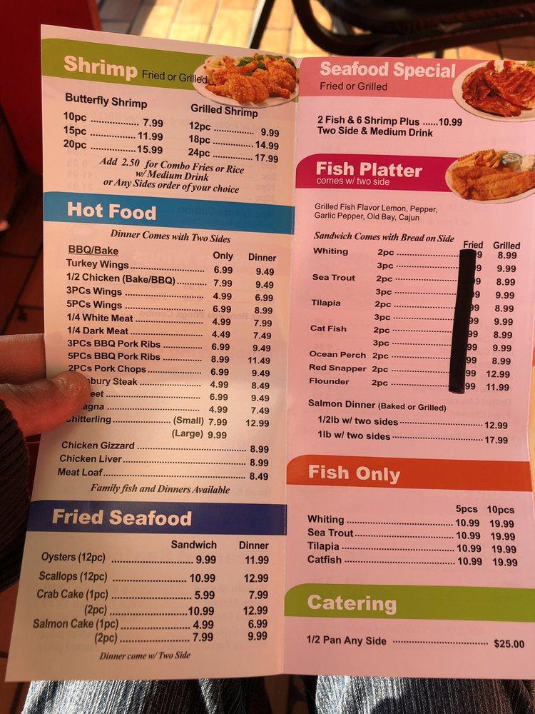 Menu at Red House American Buffalo Wings Seafoods & Grill, Temple Hills