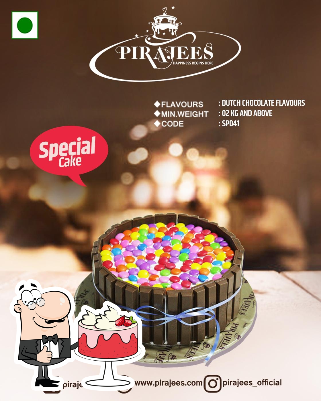 Save 50% on Pirajees, Chandan Nagar, Pune, Cake, - magicpin | March 2024