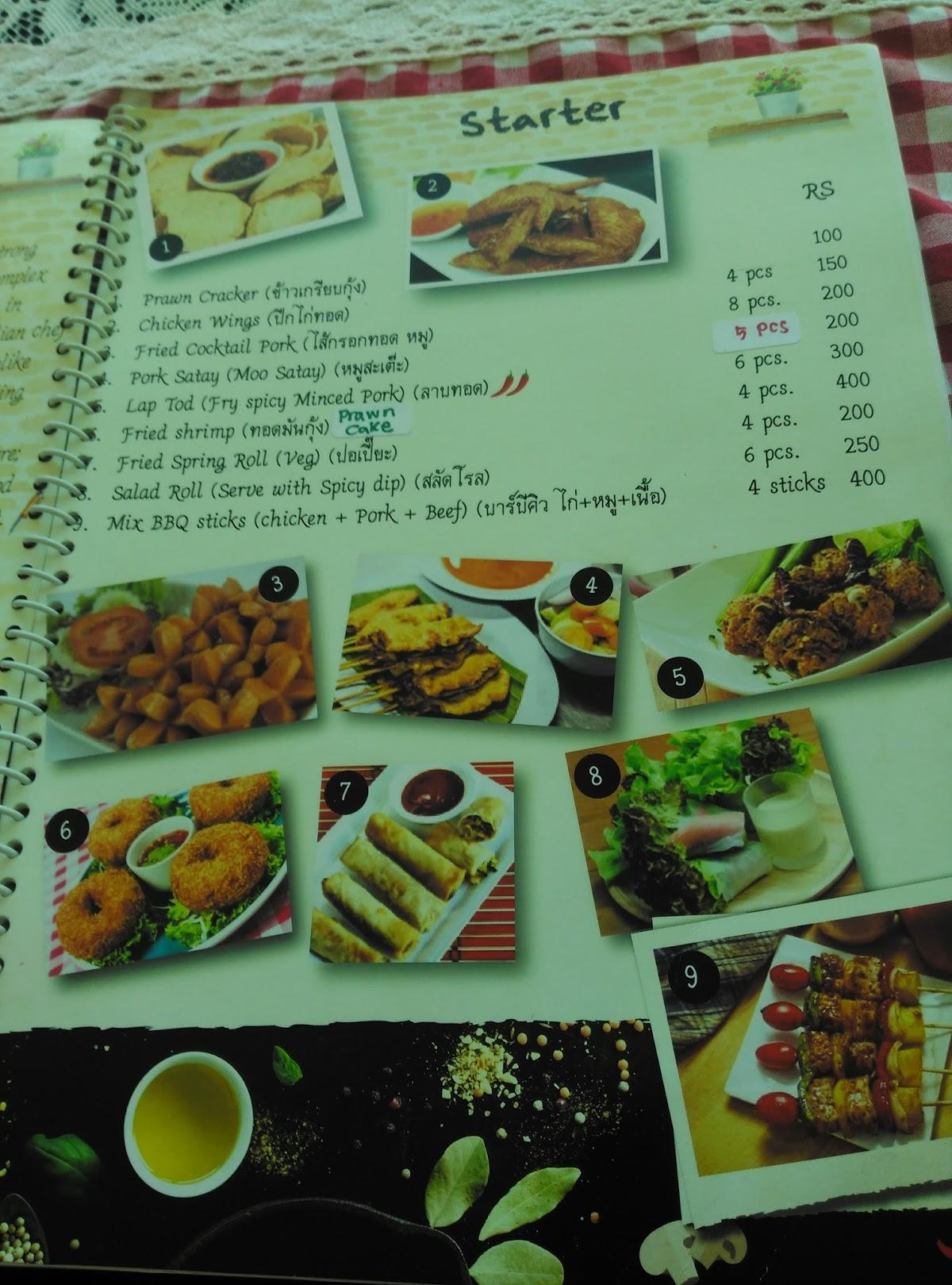 Menu at Bangkok Cafe & Cuisine, Dimapur
