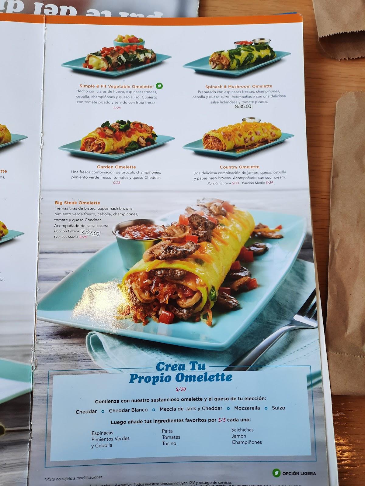 Menu at IHOP - International House of Pancakes restaurant, Surquillo