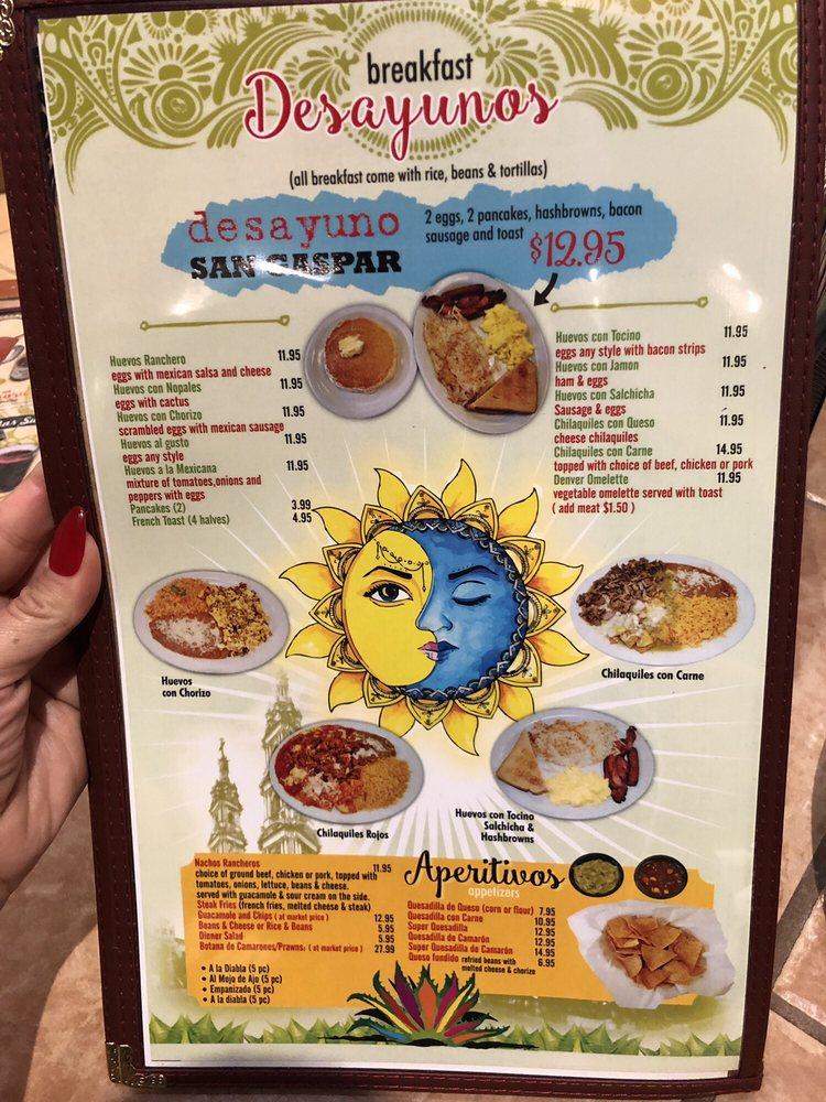 Menu at San Gaspar pub & bar, San Leandro