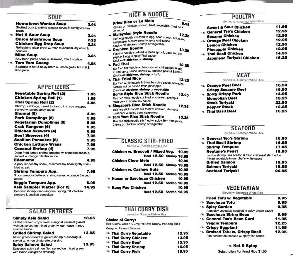 Simply Asia Sushi Menu Pdf