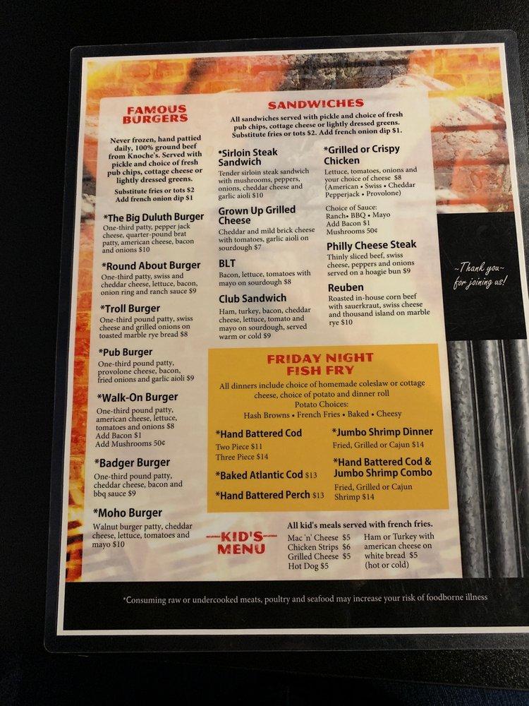 Menu at The Viking Bar & Grill, Mount Horeb