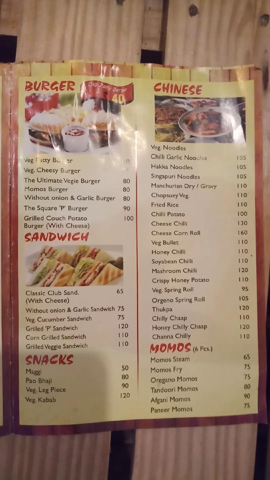 Menu at Oregano, Saharanpur, Shop No 1 Mission Market