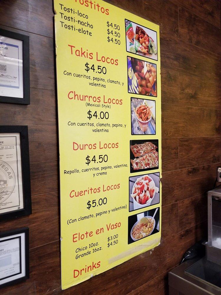 Menu at Las Gorditas/Los Pinguinos restaurant, Las Vegas, 840 N Decatur