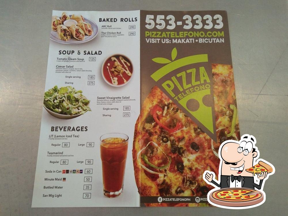 Pizza Telefono pizzeria, Makati - Restaurant menu and reviews