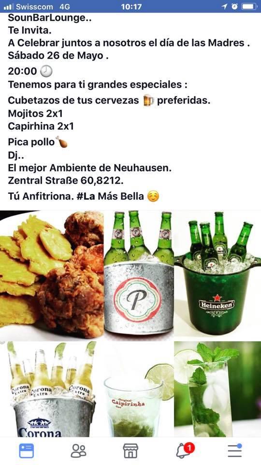 Menu di SounbarLounge 