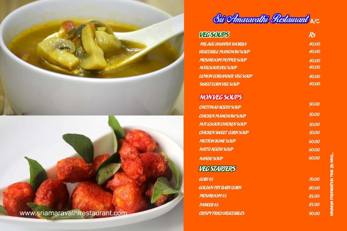 Menu at Saffron Restaurant, Vellore