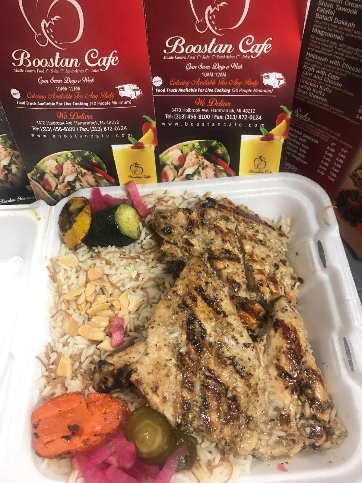 Menu at Boostan Restaurants Hamtramck, Hamtramck