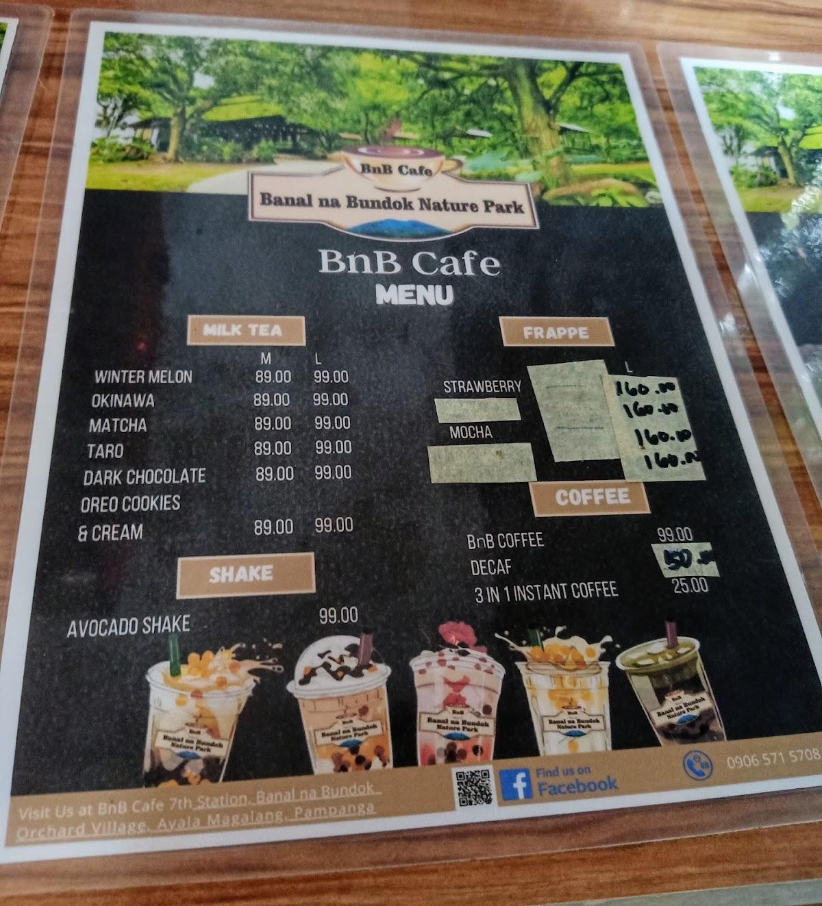 Menu At Banal Na Bundok Nature Park Cafe Magalang 3073