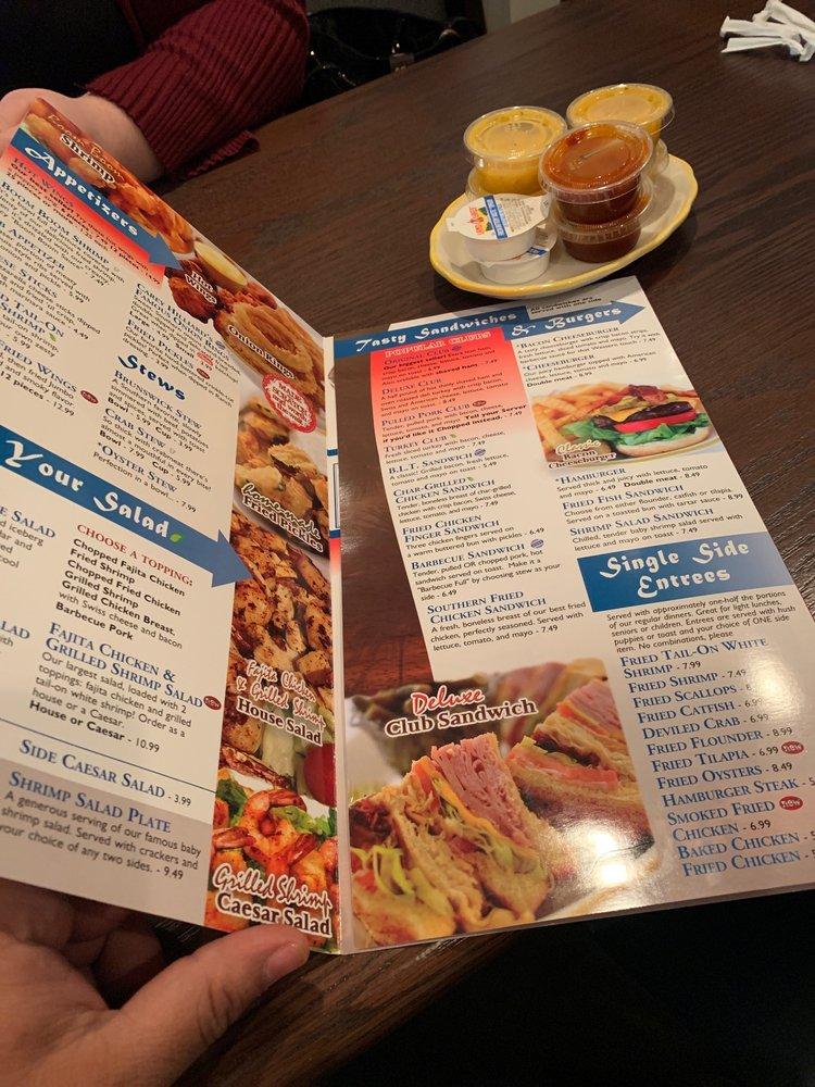 Menu at Carey Hilliard's Restaurant, Savannah, Skidaway Rd