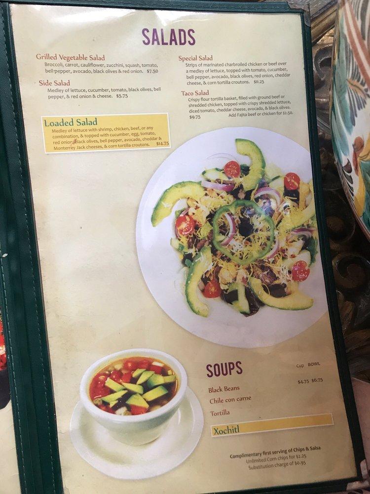 Menu at La Casa Del Sol Thibodaux restaurant, Thibodaux