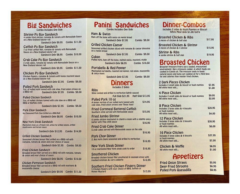 Menu at Mother Cluckers Kitchen Chicago restaurant, Chicago