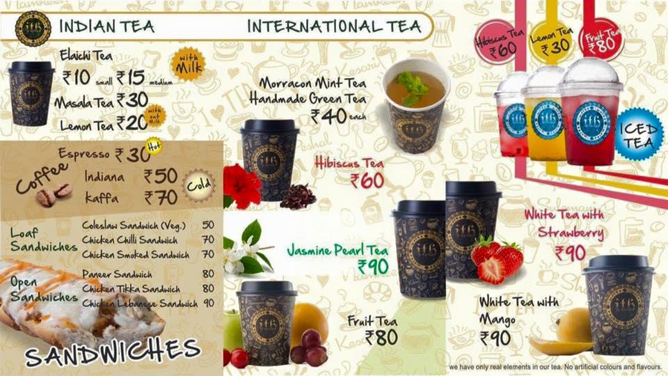 Menu at Indian Tea House, Bhopal, 6CCQ+9JX