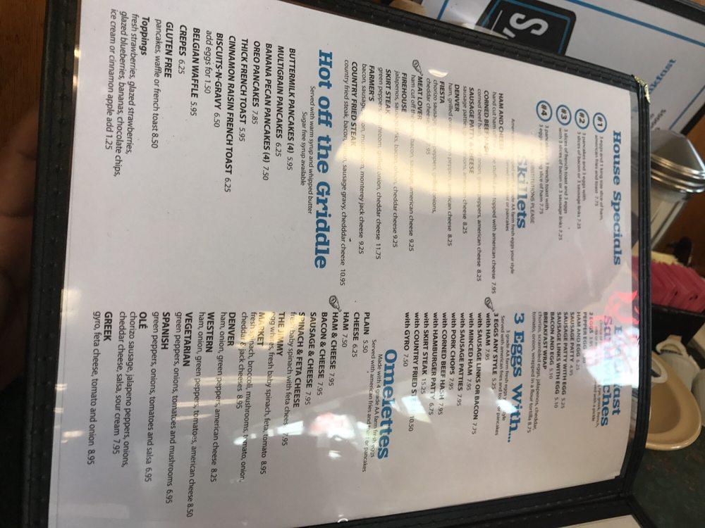 Menu at Mr Allison's Restaurant, Arlington Heights
