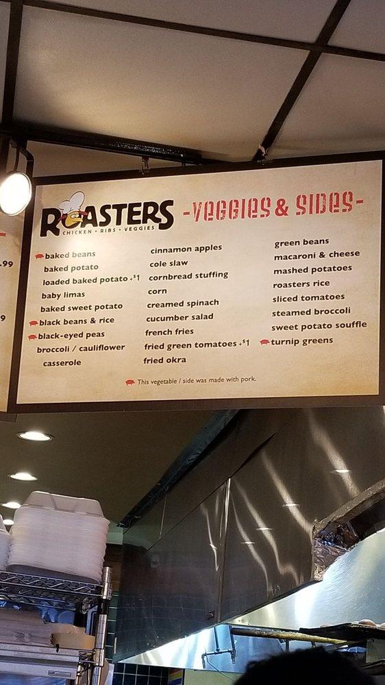 Menu at Roasters BBQ, Sandy Springs, Roswell Rd