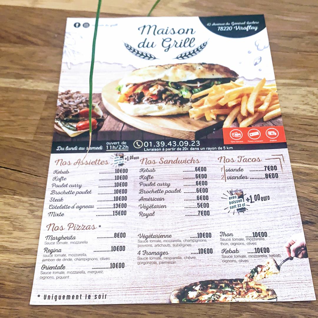 Introducir 28+ imagen la maison du grill roubaix menu fr.thptnganamst