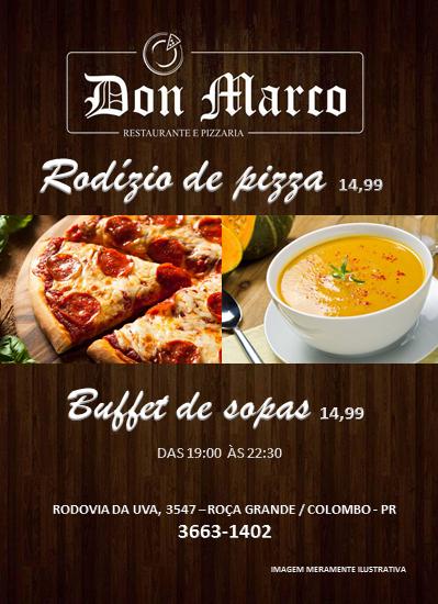 Pizzaria Don Marco cardápio