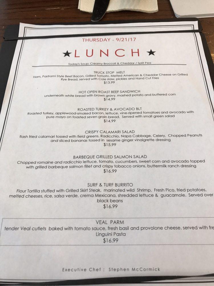 Menu at Tops Diner desserts, East Newark