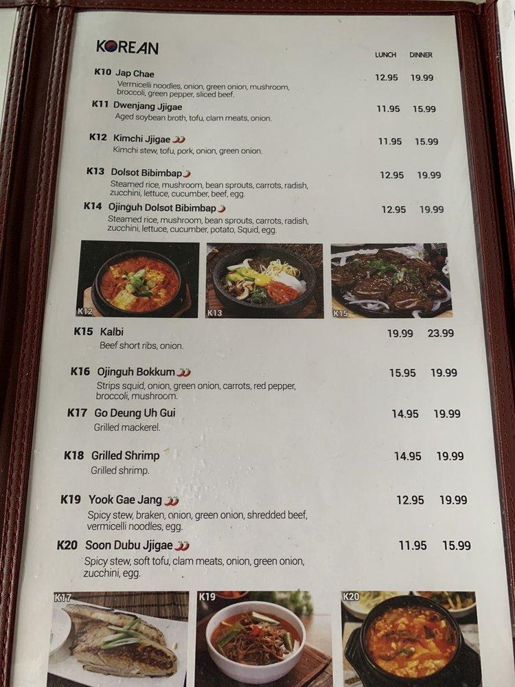 Seoul Garden Korean Restaurant Fort Wayne Menu Fasci Garden